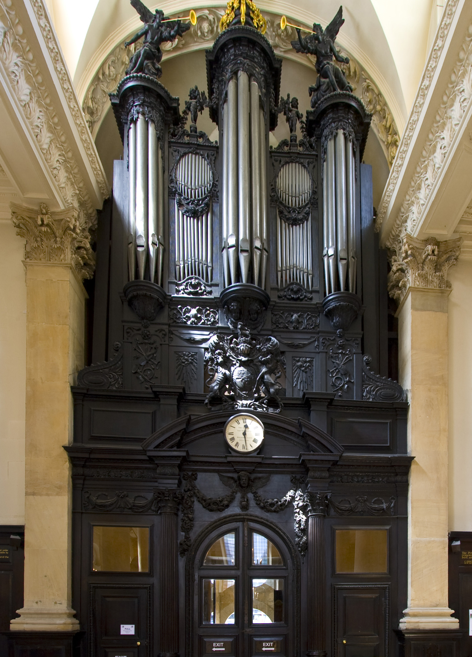 The organ at St Stephen